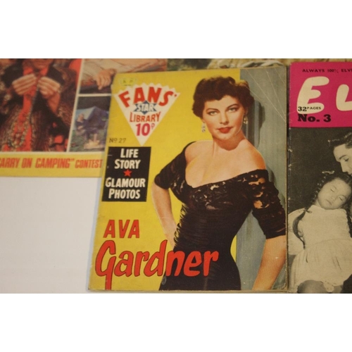 282 - FILM MAGAZINES to include Fans' Star Library 'Ava Gardner', three issues of 'Movie Digest' January 1... 