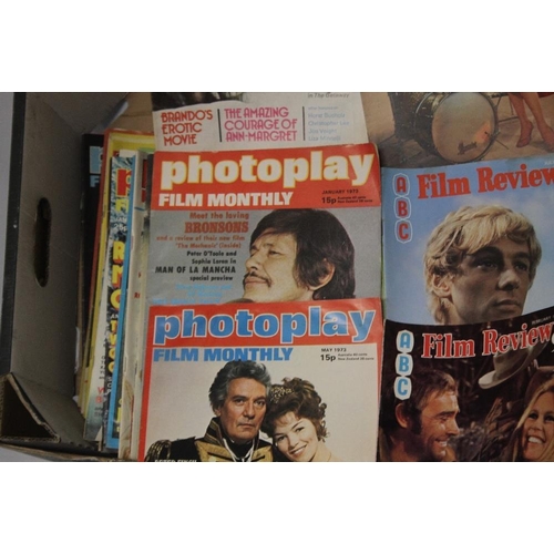 283 - A QUANTITY OF 1970S 'PHOTOPLAY' MAGAZINES (61), together with 1960s 'Film Review' (14), etc.