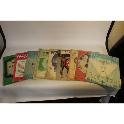 285 - A BOX OF MISCELLANEOUS SHEET MUSIC to include both classical and popular music, Frank Sinatra, Pat B... 