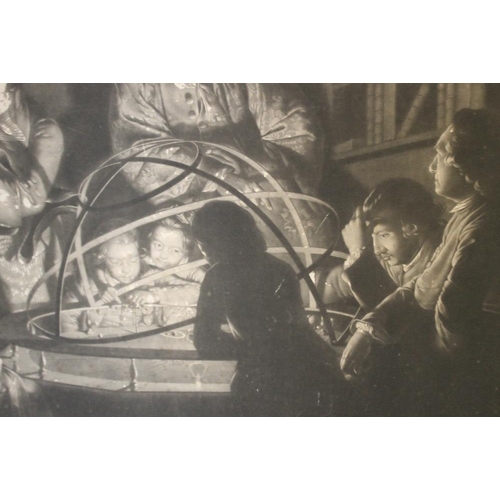 310 - A MOUNTED ENGRAVING TITLED 