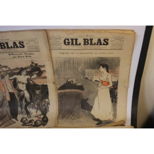 32 - GIL BLAS, ILLUSTRE HEBDOMADAIRE 50+ COPIES, various dates 1894 - 1897