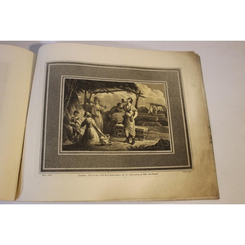 333 - A BOX OF ASSORTED PRINTS AND ENGRAVINGS, to include armorials, buildings, landscapes etc. to include... 