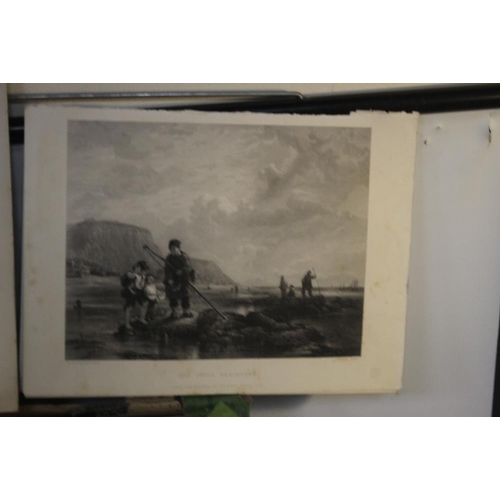 347 - A SMALL TRAY OF UNFRAMED ENGRAVINGS AND PRINTS ETC, VARIOUS ARTISTS AND SUBJECTS, to include Birket ... 