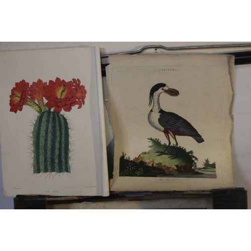 348 - A SMALL TRAY OF UNFRAMED ENGRAVINGS AND PRINTS ETC VARIOUS ARTISTS AND SUBJECTS, to include J. Gillr... 