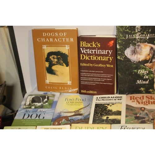 86 - A COLLECTION OF BOOKS ON DOGS, THE COUNTRYSIDE, WILDLIFE ETC (28)