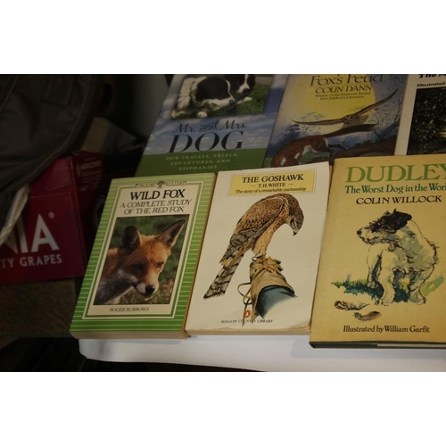 86 - A COLLECTION OF BOOKS ON DOGS, THE COUNTRYSIDE, WILDLIFE ETC (28)