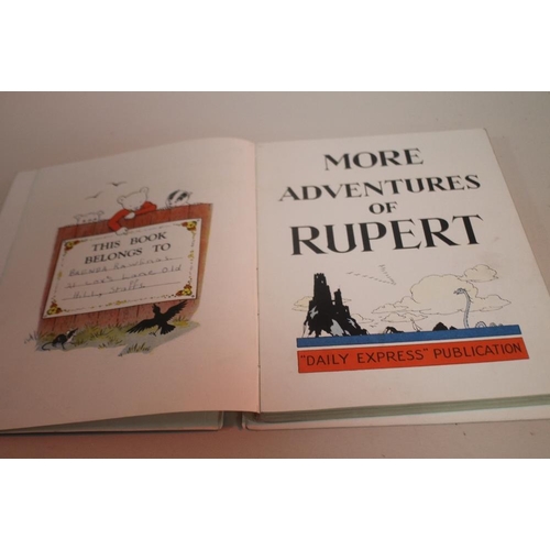 9 - MORE ADVENTURES OF RUPERT' 1942 softback Daily Express publication, rare wartime issueCondition Repo... 