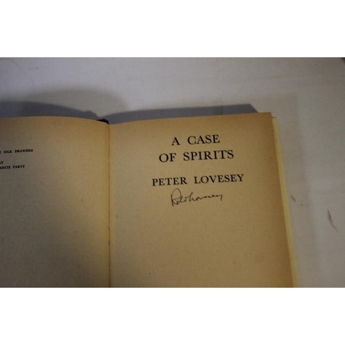 18 - PETER LOVESEY SIGNED FIRST EDITIONS to include 'The Detective Wore Silk Drawers' Macmillan 1971, 'A ... 