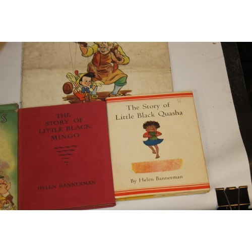 2 - A BOX OF COLLECTABLE CHILDREN'S BOOKS to include Helen Bannerman - 'The Story of Little Black Quasha... 