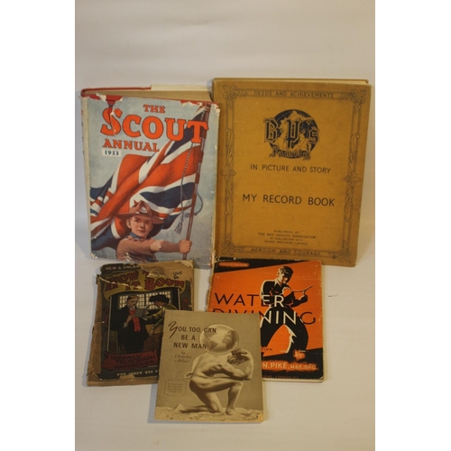 20 - SCOUTING INTEREST BOOKS to include 'The Scout Annual' 1953, 'B.P.'s Family In Picture and Story My R... 