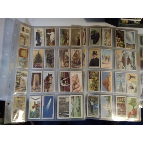 208 - THREE BOXES OF ASSORTED TEA AND CIGARETTE CARDS