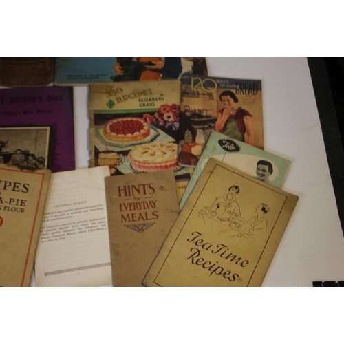 21 - A COLLECTION OF VINTAGE HOUSEKEEPING AND COOKERY BOOKS to include 'The Household Physician' by J. Mc... 