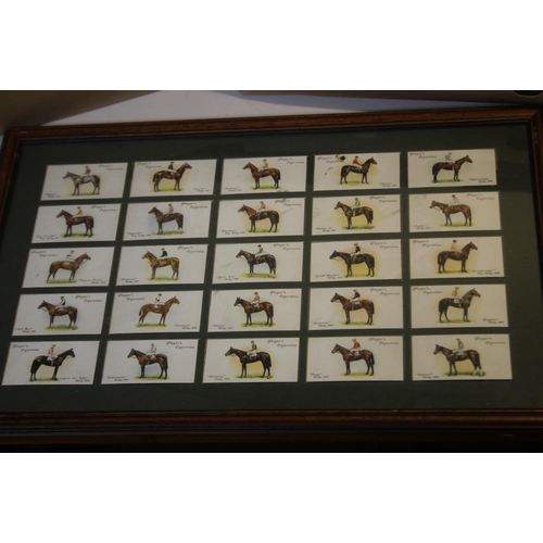 210 - A FRAMED SET OF 