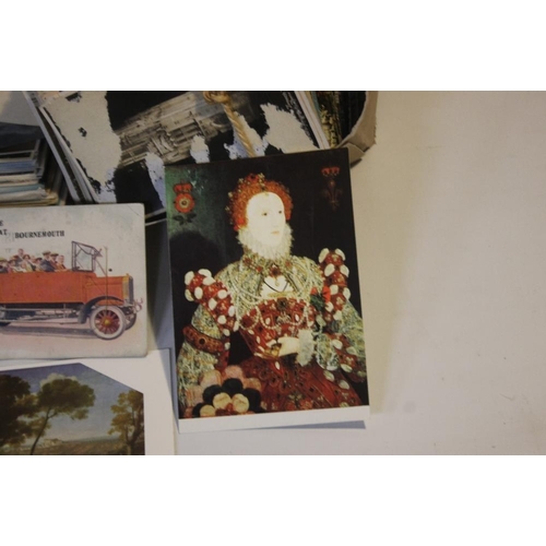 220 - A COLLECTION OF MIXED POSTCARDS, LOOSE AND IN ALBUMS, VARIOUS SUBJECTS, to include Transport, Buildi... 