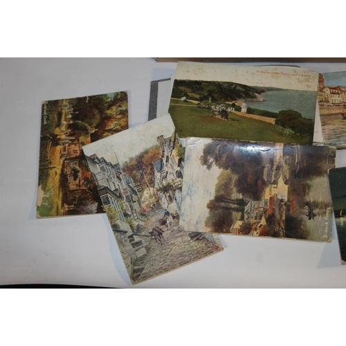 223 - A COLLECTION OF MIXED VINTAGE POSTCARDS, to include Topographic, Sentimental, Portraits etc