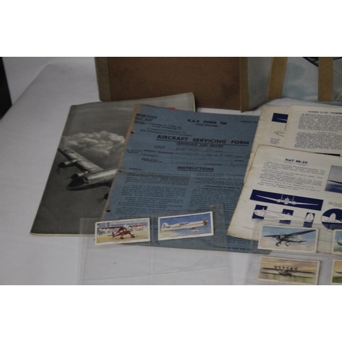 23 - AVIATION INTEREST - A BOX MAGAZINES, BOOKLETS ETC. to include 'Air Training Corps Gazette' 1945,  'A... 