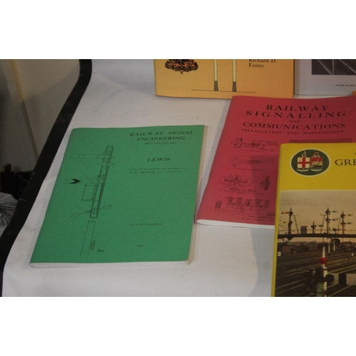 108 - RAILWAY INTEREST BOOKS - SIGNALLING to include 'A Pictorial Record of L.N.W.R. Signalling' by Richar... 