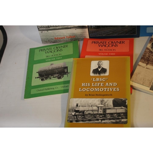 110 - RAILWAY INTEREST BOOKS to include 'Hush-Hush The Story of LNER 10000' by William Brown 2010, 'The Lo... 