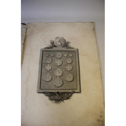 138 - A DISBOUND COPY OF 'COINS, MEDALS, ANCIENT BUILDINGS AND OTHER ANTIQUITIES', 1794