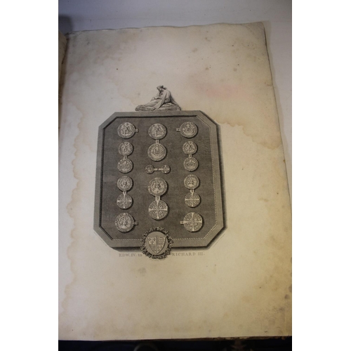 138 - A DISBOUND COPY OF 'COINS, MEDALS, ANCIENT BUILDINGS AND OTHER ANTIQUITIES', 1794