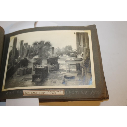 140 - A TRAY OF ANTIQUARIAN BOOKS to include three wood covered middle eastern books, one including photog... 