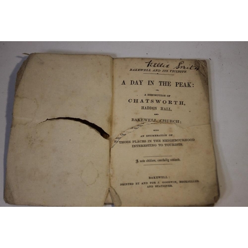 157 - DERBYSHIRE & EAST STAFFORDSHIRE INTEREST BOOKS to include 'A Day In The Peak: or 'A Description of C... 