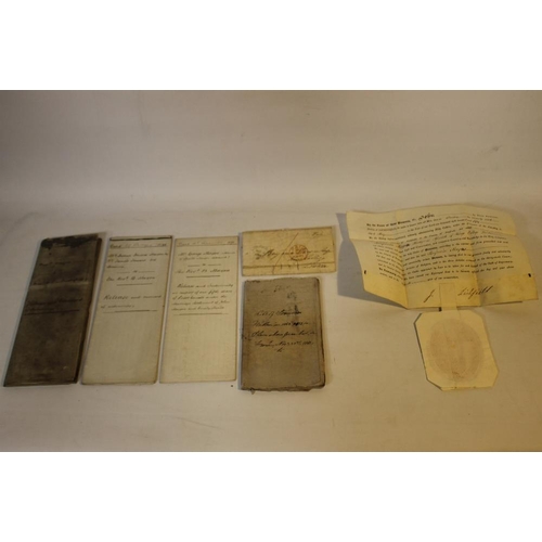 170 - REV. BENJAMIN MAYOU CURATE OF TAMWORTH,  a box of ephemera to include handwritten sermons, diary of ... 