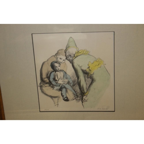 388 - A QUANTITY OF J. H. DOWD FRAMED PRINTS, ILLUSTRATIONS OF CHILDREN (7)