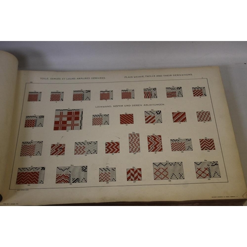 43 - LARGE BOOK OF TEXTILE DESIGNS', edited by Franz Donat c.1910