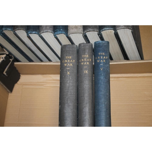 46 - THE GREAT WAR 1914-1918, 13 volumes profusely illustrated