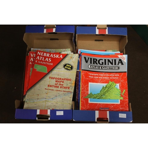 52 - A QUANTITY OF DELORME AMERICAN ATLAS & GAZETEER, 1980s and 1990s  (48)