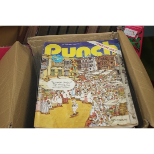 56 - PUNCH MAGAZINES, BOTH BOUND AND LOOSE, bound copies covering the years 1877 - 1910, loose copies mai... 