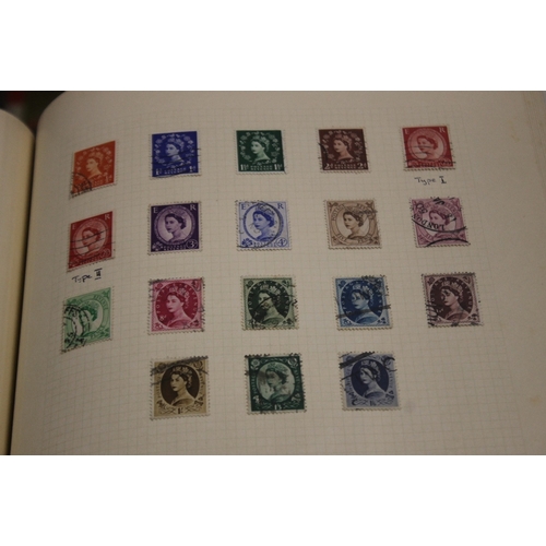 264 - STAMPS - GREAT BRITAIN 1,000 IN 9 ALBUMS FROM KG5, including P.V.C £1 (Fu) KG6 complete with blocks,... 