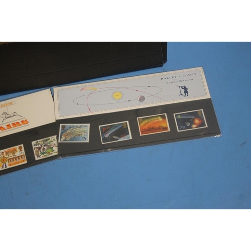 128 - A QUANTITY OF STAMPS,  FIRST DAY COVERS ETC