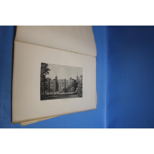 202 - AN ALBUM (DISBOUND') OF APPROX 70 1840'S TOPOGRAPHIC PROOF LITHOGRAPHS published by Chapman Hall, Lo... 