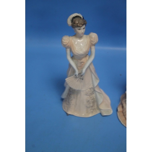 251 - THREE COALPORT FIGURINES 