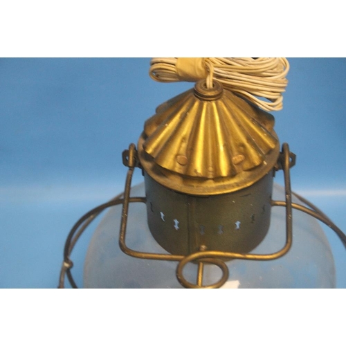 264 - A BRASS LAMP