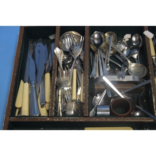 278 - A QUANTITY OF ASSORTED FLATWARE