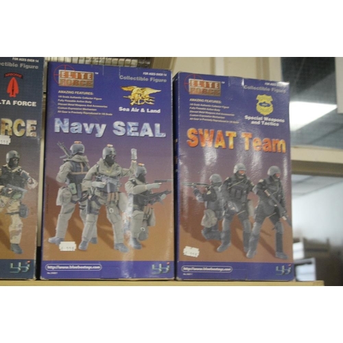 363 - FOUR BOXED ELITE FORCE FIGURES