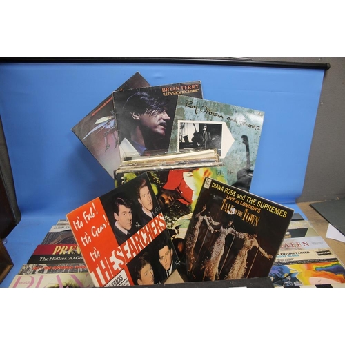 364 - OVER 60 LP RECORDS TO INCLUDE BLONDI, MOODY BLUES, SLADE, ELTON JOHN,STATUS QUO, MICHAEL JACKSON, EL... 