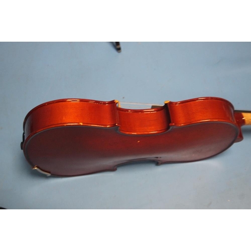 396 - FIVE CASED VIOLINS