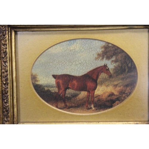 4 - ARCHIBALD THORBURN PAIR OF COLOURED LITHOGRAPHS FOX AND HORSE 32 CM X 26.5 CM