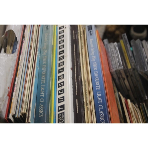 461 - A QUANTITY OF CD'S AND RECORDS TO INCLUDE CLASSICAL MUSIC