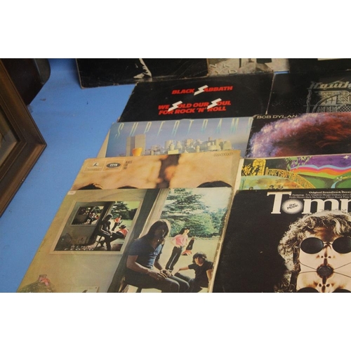 470 - SEVENTEEN LP RECORDS TO INCLUDE PINK FLOYD (DARK SIDE OF THE MOON, UMMAGUMMA, RELICS) BLACK SABBATH,... 