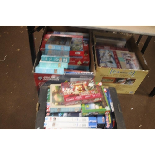 502 - A LARGE QUANTITY OF JIGSAW PUZZLES