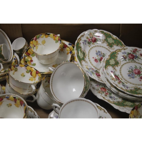 541 - TWO TRAYS OF CERAMICS TO INCLUDE PART TEASETS TO INCLUDE PARAGON (TRAYS NOT INCLUDED)