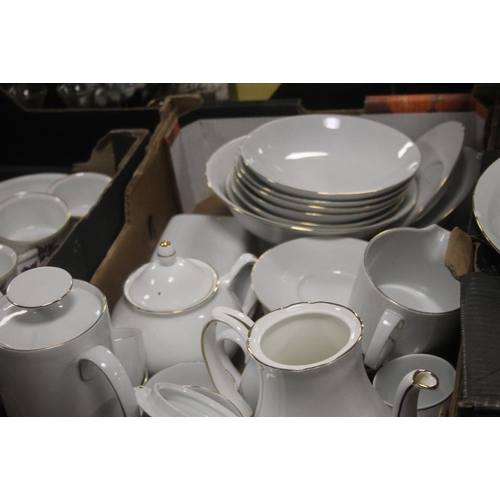 646 - THREE TRAYS OF THOMAS GERMAN TEA AND DINNERWARE (TRAYS NOT INCLUDED)