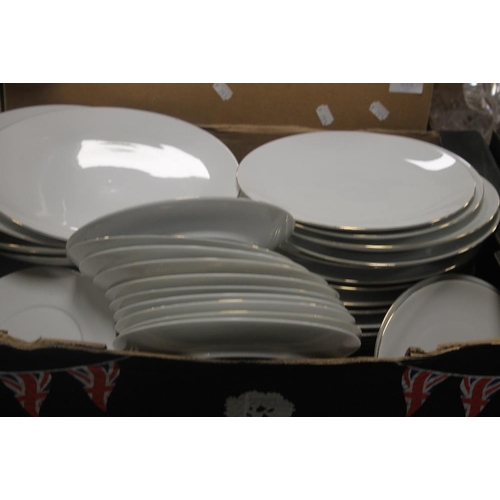 646 - THREE TRAYS OF THOMAS GERMAN TEA AND DINNERWARE (TRAYS NOT INCLUDED)