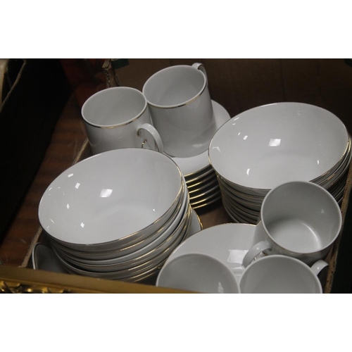 646 - THREE TRAYS OF THOMAS GERMAN TEA AND DINNERWARE (TRAYS NOT INCLUDED)