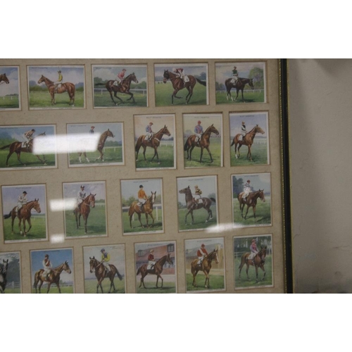 65 - A SET OF FRAMED CIGARETTE CARDS (5513)